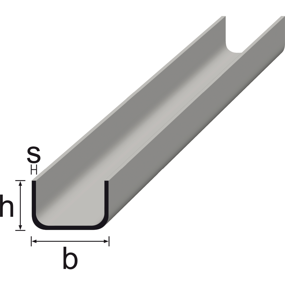 U-Baustahl 100x50x5 EN10162 S235JR+AR - IShop PfT P.H. Brauns