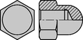 Sechskant-Hutmuttern DIN 1587