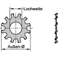 Zahnscheiben DIN 6797